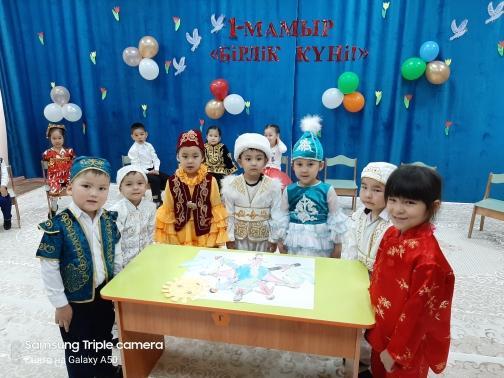 Ересек "Бәйтерек" тобының "Достығымыз жарасқан" атты тақырыптық оқу қызметі ұйымдастырылды.